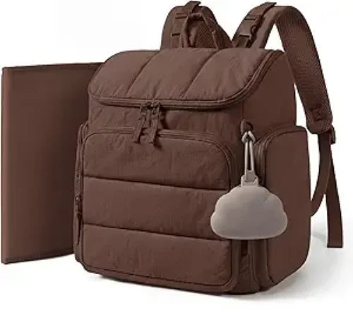 Diaper Backpack Insulated Bottle Pockets & Stroller Loops