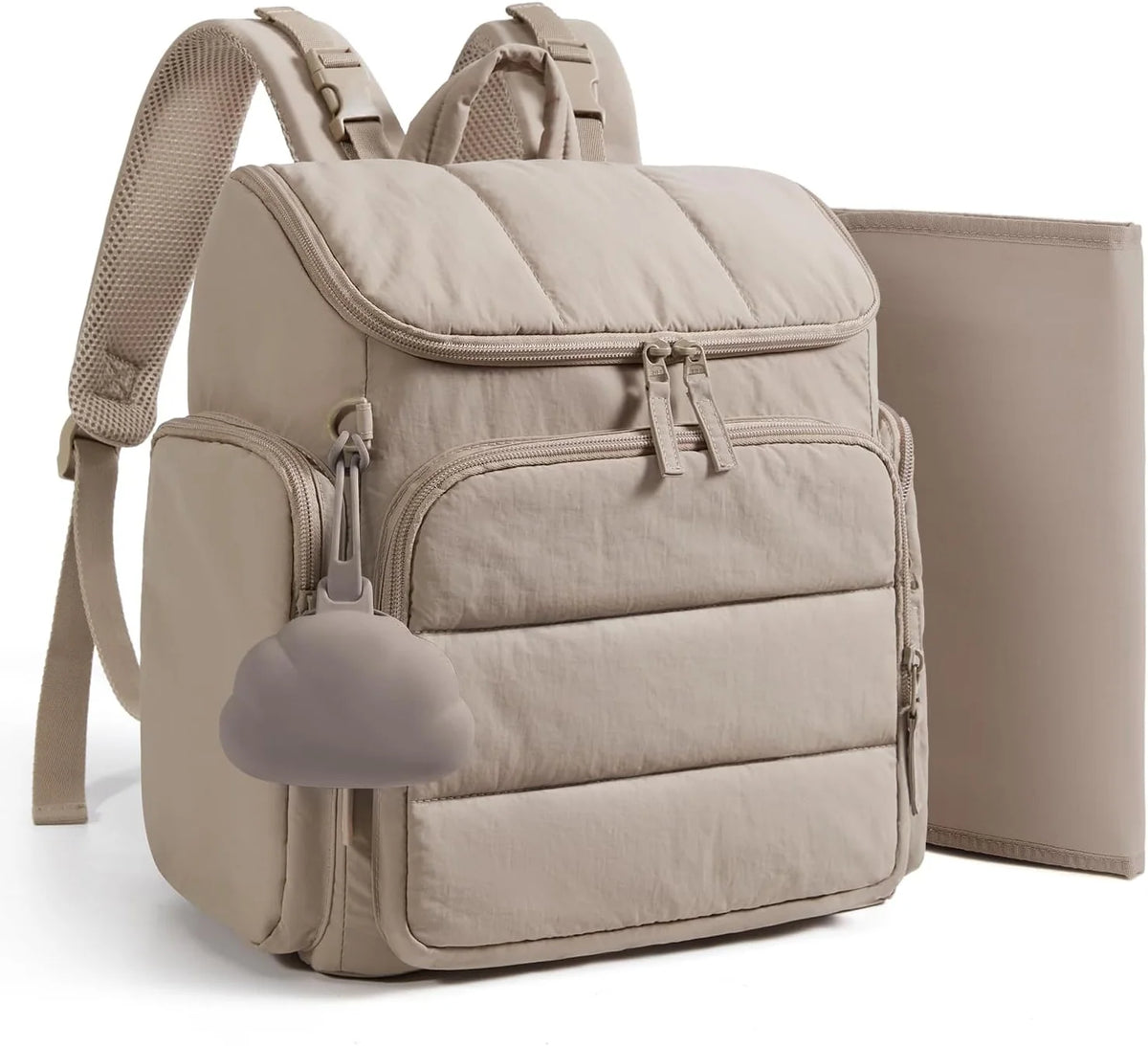 Diaper Backpack Insulated Bottle Pockets & Stroller Loops