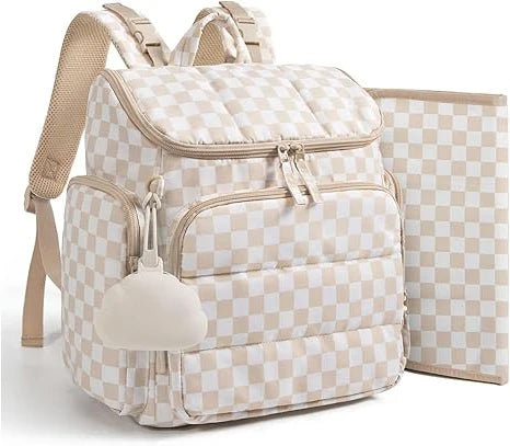 Diaper Backpack Insulated Bottle Pockets & Stroller Loops