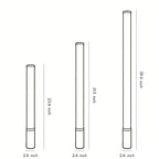 Die-Cast Aluminum 360° LED Tube Path Light (IP65, 3 Heights)