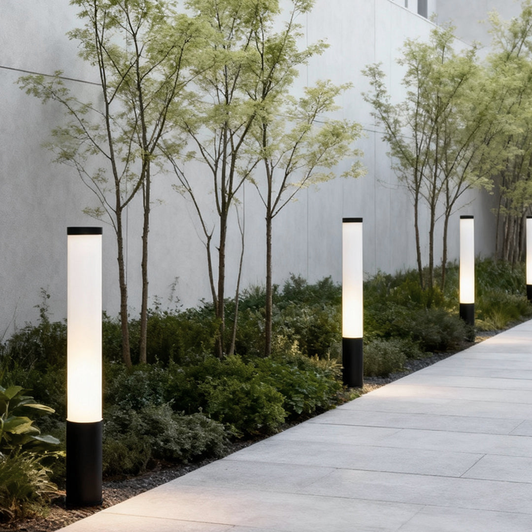 Die-Cast Aluminum 360° LED Tube Path Light (IP65, 3 Heights)