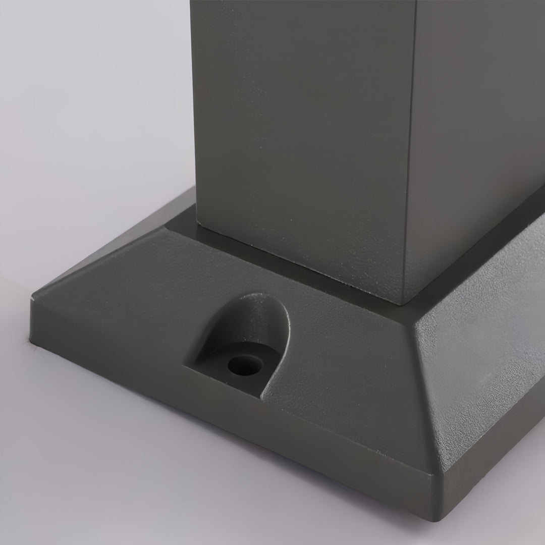 Die-Cast Aluminum Hollow Cube Integrated LED Bollard Light