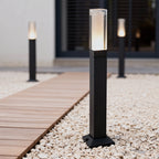 Die-Cast Aluminum Hollow Cube Integrated LED Bollard Light