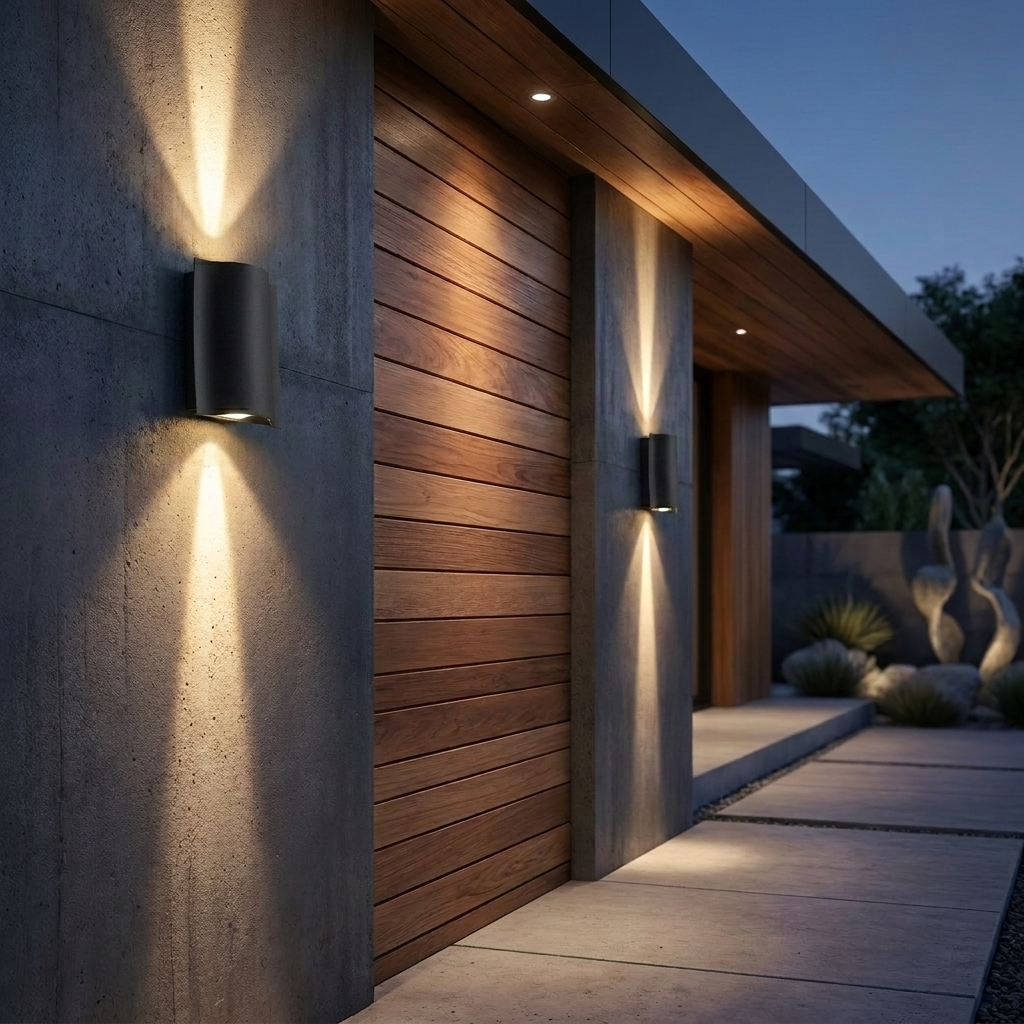 Die-Cast Aluminum IP65 Weatherproof Dual-Direction LED Wall Light (2/4/6-Light)