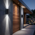 Die-Cast Aluminum IP65 Weatherproof Dual-Direction LED Wall Light (2/4/6-Light)