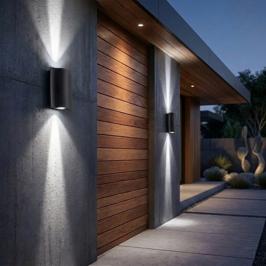 Die-Cast Aluminum IP65 Weatherproof Dual-Direction LED Wall Light (2/4/6-Light)