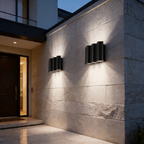 Die-Cast Aluminum IP65 Weatherproof Dual-Direction LED Wall Light (2/4/6-Light)