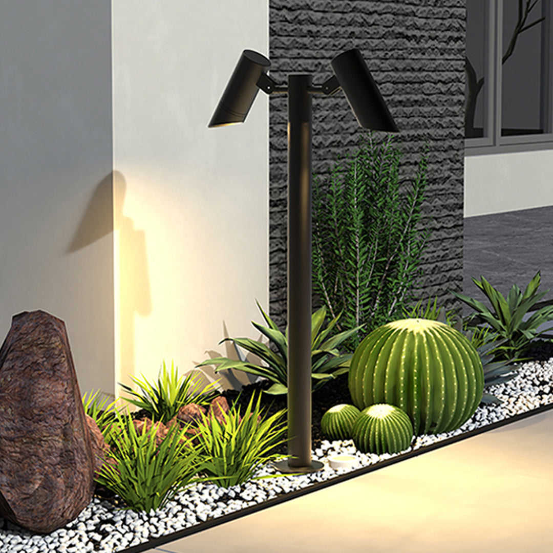 Die-Cast Aluminum Spike-Mount Warm White LED Path Light