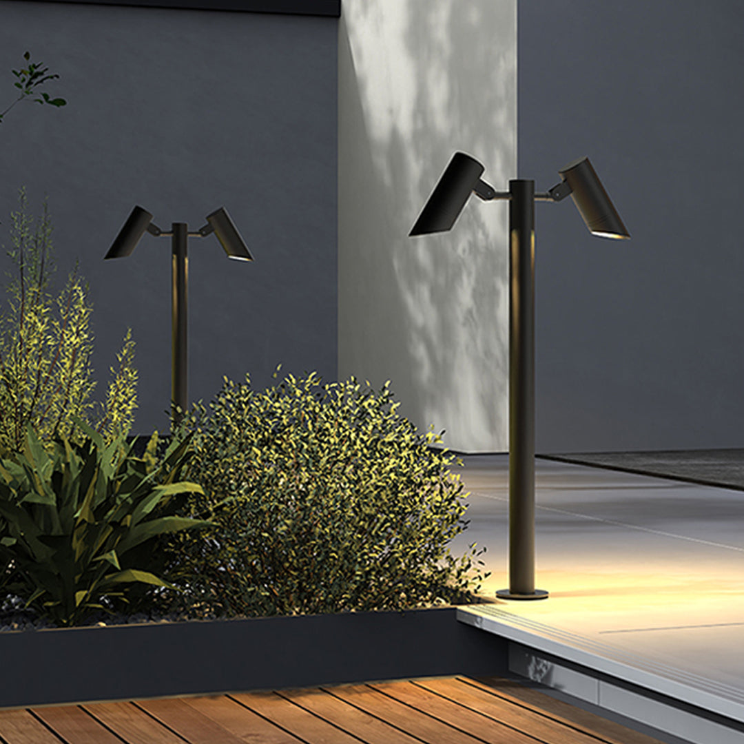 Die-Cast Aluminum Spike-Mount Warm White LED Path Light