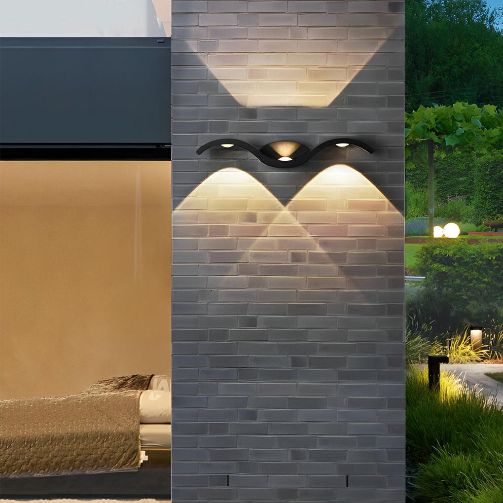 Die-Cast Aluminum Up-Down Integrated LED Outdoor Wall Light
