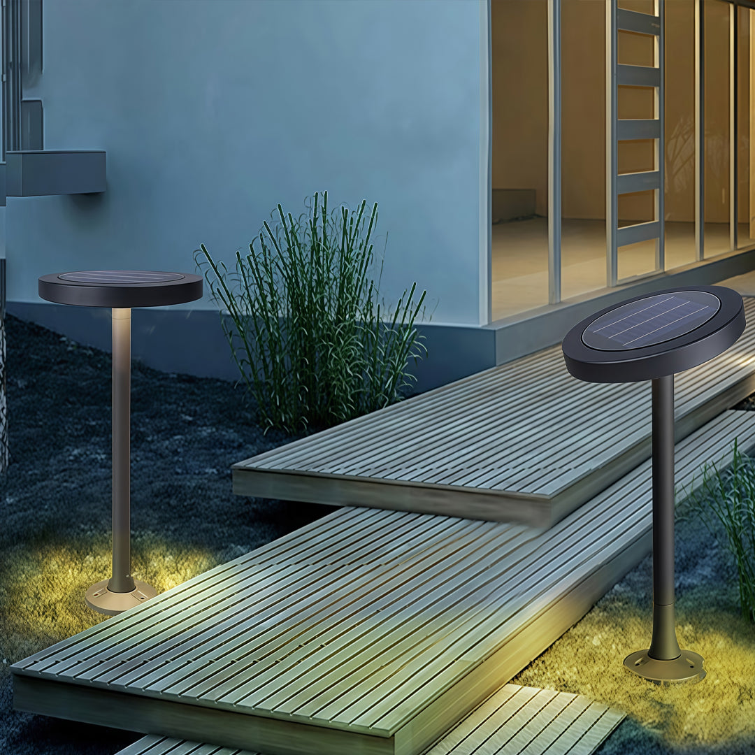 Die-Cast Aluminum Waterproof Path Light (Solar/Hardwired)