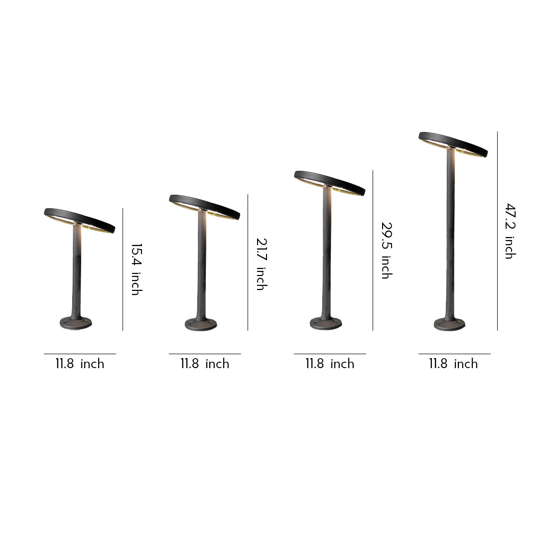 Die-Cast Aluminum Waterproof Path Light (Solar/Hardwired)