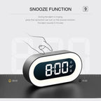 Digital Alarm Clock Dimmable Night Light & Soothing Sounds