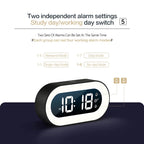 Digital Alarm Clock Dimmable Night Light & Soothing Sounds