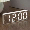 Digital Alarm Clock Large Multicolor LED Display Auto-Dimming