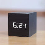 Digital Alarm Clock Voice-Activated LED Cube