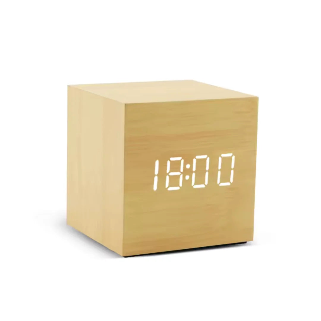 Digital Alarm Clock Voice-Activated LED Cube