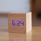 Digital Alarm Clock Voice-Activated LED Cube