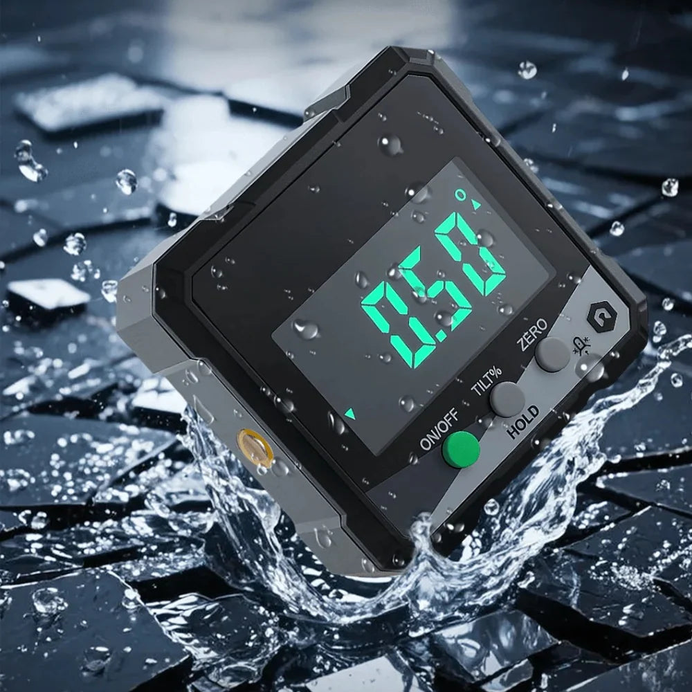 Digital Angle Finder 0.2° Accuracy Bright LCD Magnetic Base