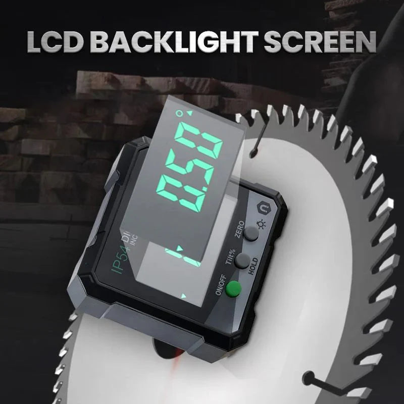Digital Angle Finder 0.2° Accuracy Bright LCD Magnetic Base