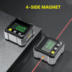 Digital Angle Finder 0.2° Accuracy Quad-Side Magnetic LED