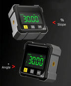 Digital Angle Finder 0.2° Accuracy Quad-Side Magnetic LED