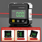 Digital Angle Meter Laser Line Magnetic Base USB Rechargeable
