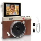 Digital Camera Flip Screen Auto Focus Built-In LED