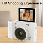 Digital Camera Flip Screen Auto Focus Built-In LED
