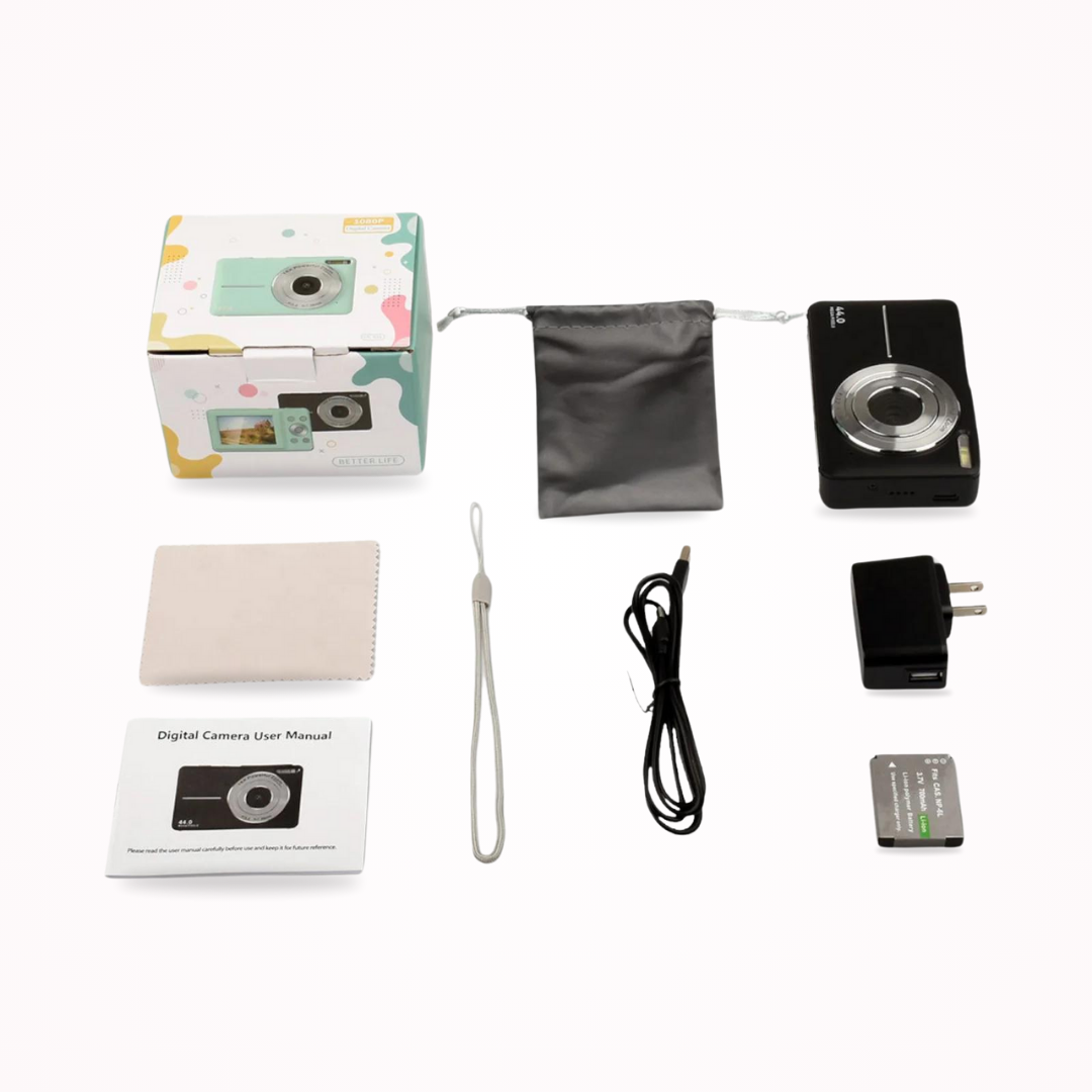 Digital Camera Retro Style 1080P Compact Lightweight