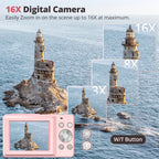 Digital Camera Retro Style 1080p One-Button