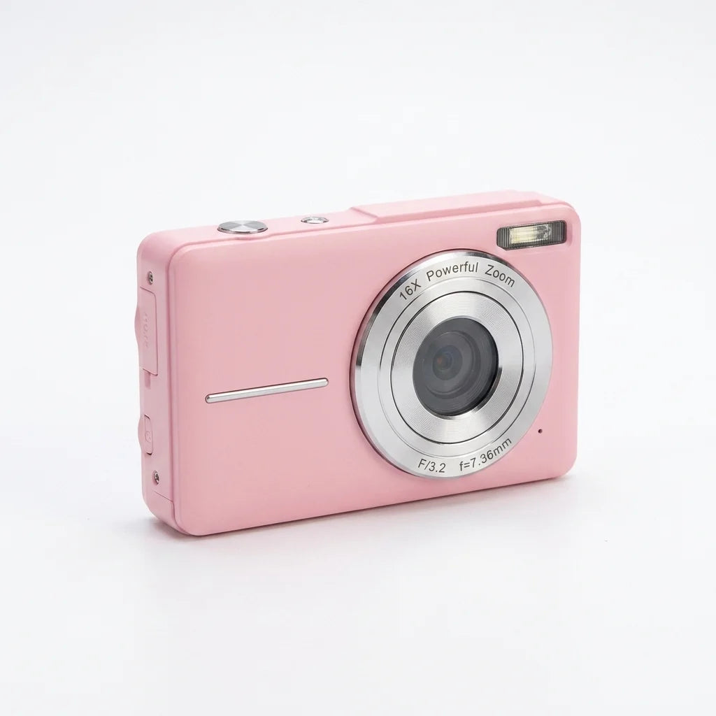Digital Camera Retro Style 1080p One-Button