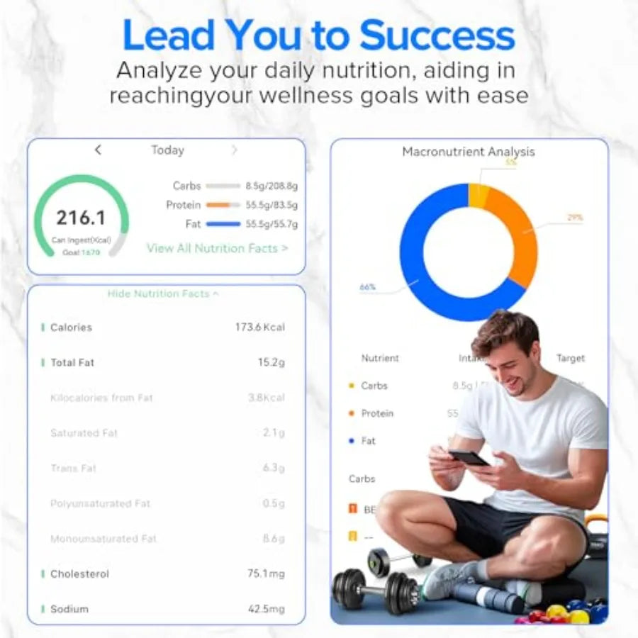 Digital Food Scale App-Connected Nutritional Calculator