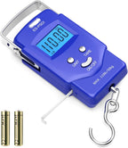 Digital Hanging Scale 110 lb Backlit LCD Tape Measure
