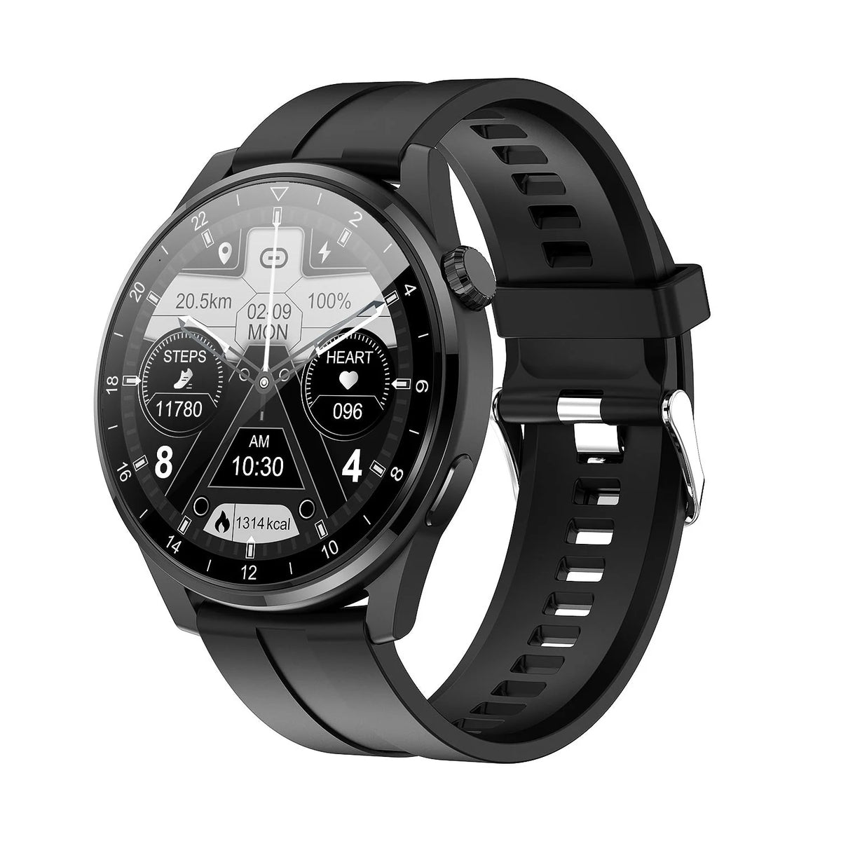 Digital Health Watch Real-Time Blood Glucose 1.45-Inch Display Waterproof