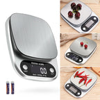 Digital Kitchen Scale High-Precision Stainless Steel 22 lb Capacity