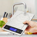 Digital Kitchen Scale Stainless Steel Waterproof Rechargeable