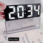 Digital LED Mirror Alarm Clock (USB & Battery Backup)
