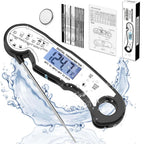 Digital Meat Thermometer Instant Read Waterproof Backlight LCD