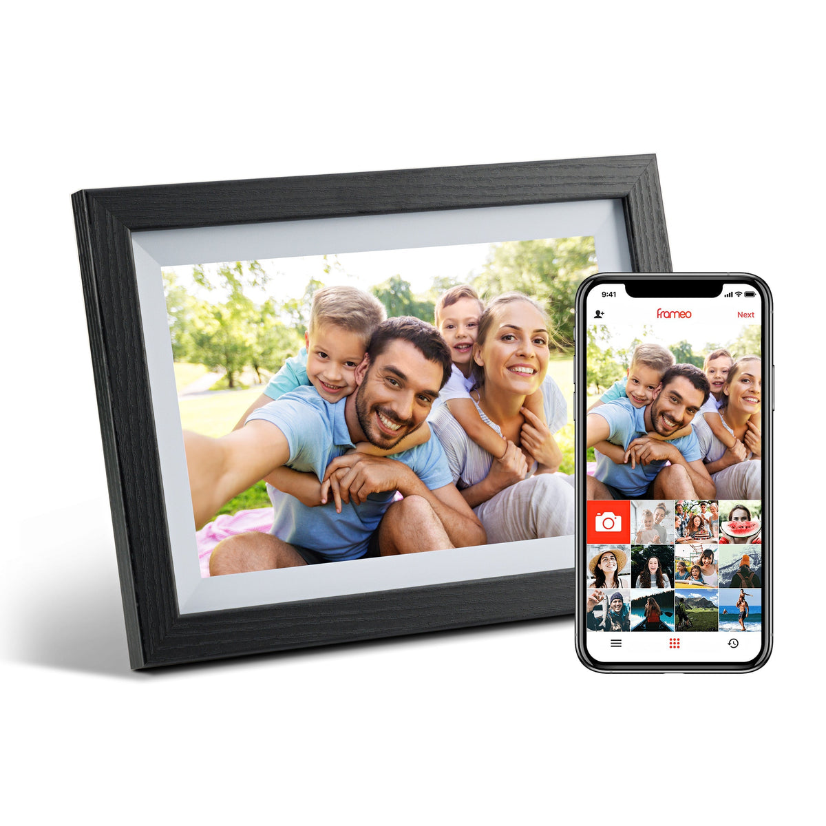 Digital Photo Frame 32GB Instant Sharing & Easy Setup