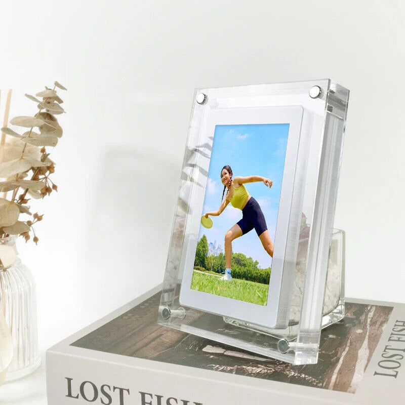 Digital Picture Frame Auto-Play USB-C Expandable Memory