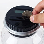 Digital Piggy Bank Transparent Body & Auto Coin Counter