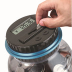 Digital Piggy Bank Transparent Body & Auto Coin Counter