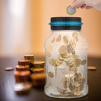 Digital Piggy Bank Transparent Body & Auto Coin Counter
