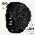 Digital Sports Watch Built In Pedometer 5 Bar Water-Resistant
