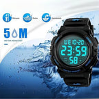 Digital Sports Watch LED Display Waterproof & Shock-Resistant