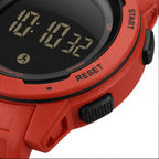 Digital Sports Watch Pedometer 5 ATM Rubber Strap