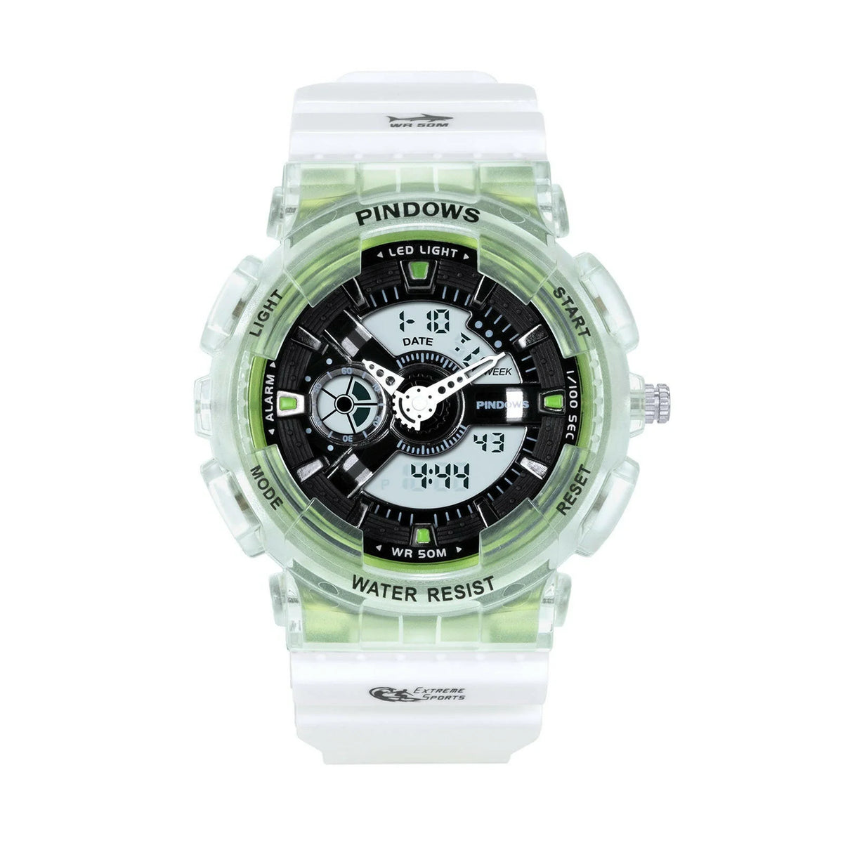 Digital Sports Watch Water-Resistant & Shock-Resistant LED Backlight