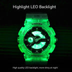 Digital Sports Watch Water-Resistant & Shock-Resistant LED Backlight