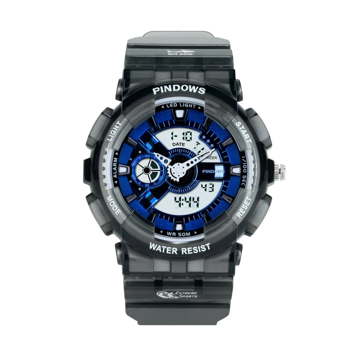 Digital Sports Watch Water-Resistant & Shock-Resistant LED Backlight